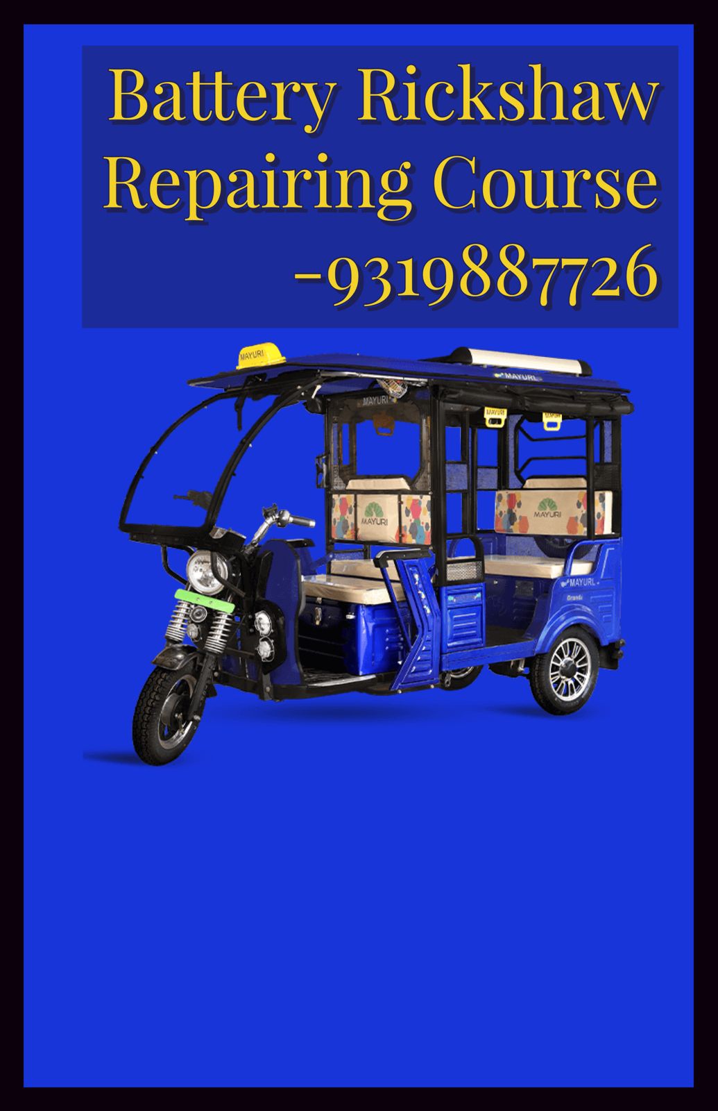 Master the Art of Battery Rickshaw Maintenance with Care Skills Academy